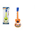 Teddies Ukulele/kytara plast 40cm s trsátkem Zvířátka a jejich kapela 2 barvy na kartě