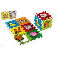Teddies Pěnové puzzle Moje první zvířátka 15x15x1,2cm 6ks MPZ