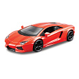 Bburago - Auta HOBBY, Lamborghini Aventador Coupé, oranžová metalíza, 1:32
