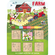 Jiri Models Razítka 5+1 s voskovkou Farma Jiri Models Razítka 5+1 s voskovkou Farma