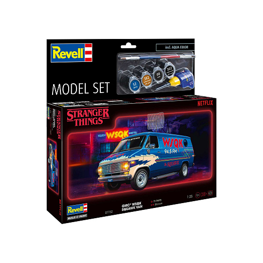 ModelSet STRANGER THINGS auto 67732 - GMC® WSQK Squawk Van (1:25)