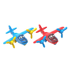 Letadlo plast 28x24cm 2 barvy 