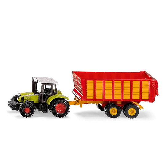 SIKU Blister - John Deere 7530 s přívěsem na siláž
