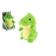 Teddies Dinosaurus Rexík opakující věty plyš 18cm na baterie se zvukem v krabici 12x20x10cm v sáčku