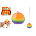 Teddies Míček antistresový mačkací sliz 6cm duhový