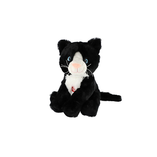 Kočka sedící plyš se zvukem 20cm v sáčku 0+ Kočka sedící plyš se zvukem 20cm v sáčku 0+