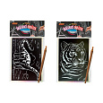 SMT Creatoys Škrabací obrázek hologram 14x25cm asst 8 druhů