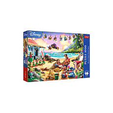 Puzzle Lilo & Stitch plážová párty 1000 dílků 68,3x48cm v krabici 40x27x6cm