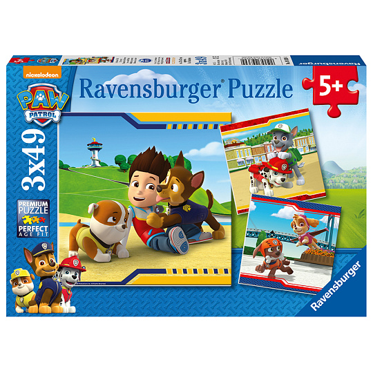 Ravensburger Tlapkova Patrola 3x49 dílků