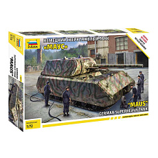 Zvezda Model Kit tank 5073 - Pz.Kpfw.VII "Maus" (Snap Fit)(1:72)
