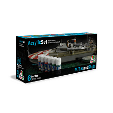 Italeri Sada akrylových barev 434AP - M.T.B. and SHIPS 6 ks