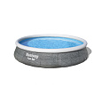 Bestway Nadzemní bazén kruhový Fast Set, kartušová filtrace, průměr 3,96m, výška 84cm