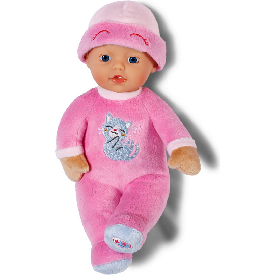 Zapf BABY born for babies Spinkáček tmavě růžový, 30 cm