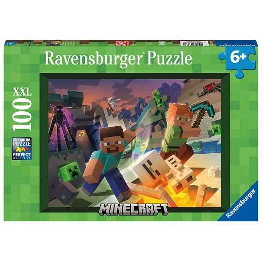 Ravensburger Minecraft: Monstra z Minecraftu 100 dílků