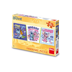 Dino STITCH RELAXUJE 150 panoramic Puzzle