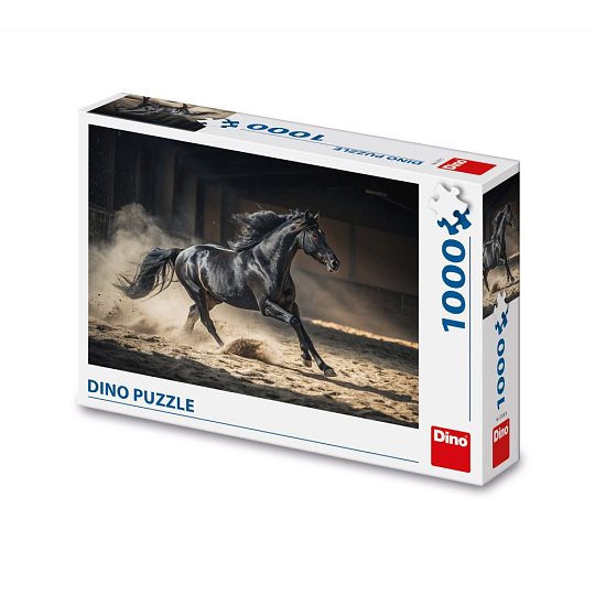 Dino ČERNÝ KŮŇ 1000 Puzzle Dino ČERNÝ KŮŇ 1000 Puzzle