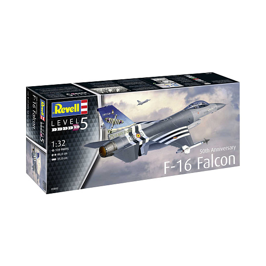 Revell Plastic ModelKit letadlo 03802 - 50th Anniversary F-16 Falcon (1:32) Revell Plastic ModelKit letadlo 03802 - 50th Anniversary F-16 Falcon (1:32)