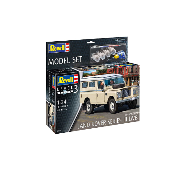 Revell ModelSet auto 67056 - Land Rover Series III LWB (commercial) (1:24)