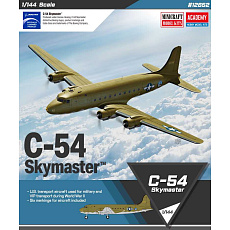 Academy Model Kit letadlo 12652 - USAF C-54 SKYMASTER (1:144)