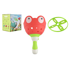 Vystřelovací vrtulka 6ks žába plast 22cm + startér v krabici 14x15x11cm