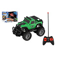Auto RC Off-Road terénní plast 14cm na baterie 27MHz 2 barvy v krabičce 16x12x10cm