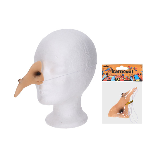Nos čarodějnický gumový 8cm v sáčku karneval