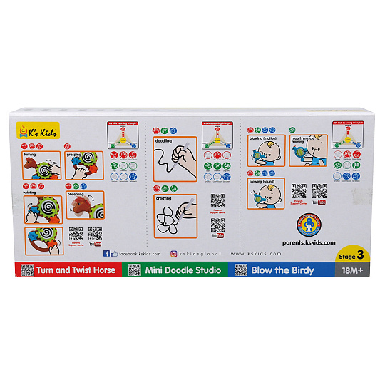 K´s Kids Sada 3 vývojových hraček, stupeň 3