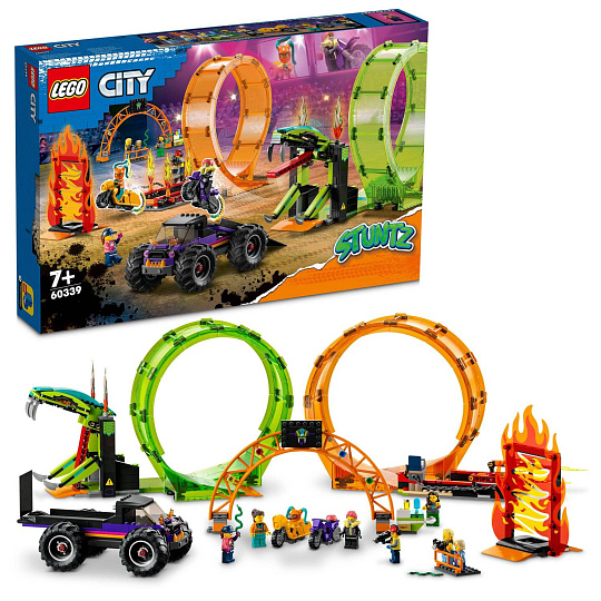 LEGO City 60339  Kaskadérská dvojitá smyčka