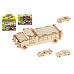 Teddies Dřevěné 3D puzzle/stavebnice auto 4ks ve fólii 2 druhy