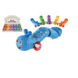 Teddies Červík na natažení lezoucí plast 13cm 6 barev