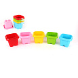 Teddies Kbelík na písek plast 12x9cm 5 barev 12m+