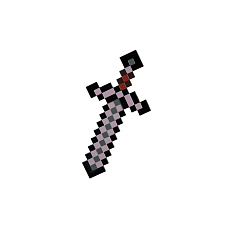 Meč Minecraft Neterthite plast 52cm na kartě