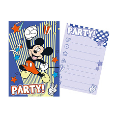 Rappa Sada párty 5 pozvánek + 5 obálek Mickey Mouse