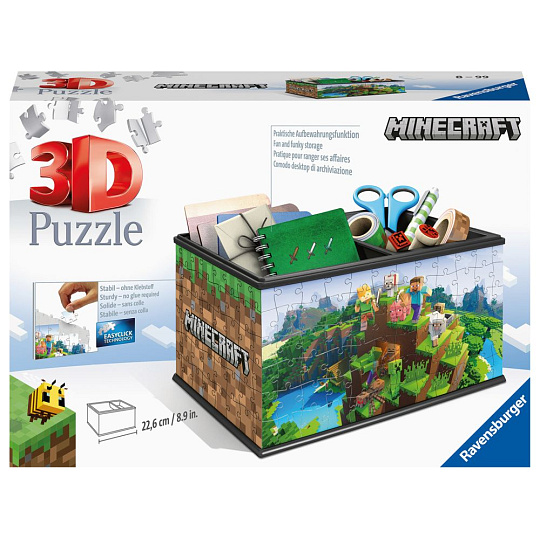 Ravensburger Úložná krabice Minecraft 216 dílků Ravensburger Úložná krabice Minecraft 216 dílků