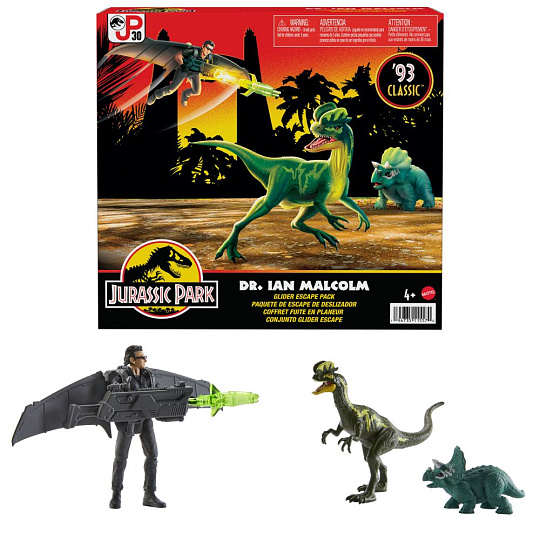 Mattel Jurassic Park IAN MALCOLM S DINOSAURY A DOPLŇKY