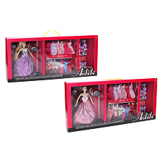 Wiky Panenka s šatníkem 30 cm 12 šatů Wiky Panenka s šatníkem 30 cm 12 šatů