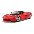 Bburago - RACE+PLAY, Ferrari LaFerrari Aperta, červená, 1:24