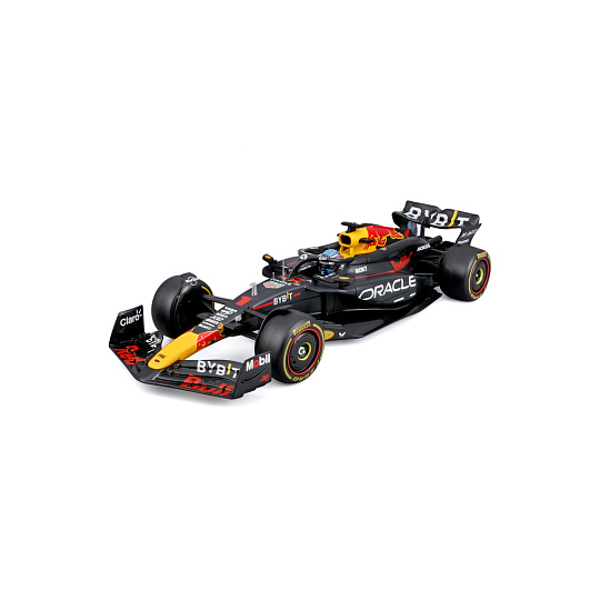 Bburago - RACE F1 v dekorativním boxu, Oracle Red Bull Racing RB20 (2024), #1 Max Verstappen, 1:24 Bburago - RACE F1 v dekorativním boxu, Oracle Red Bull Racing RB20 (2024), #1 Max Verstappen, 1:24