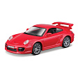 Bburago - Auta HOBBY, Porsche 911 GT2, červená, 1:32