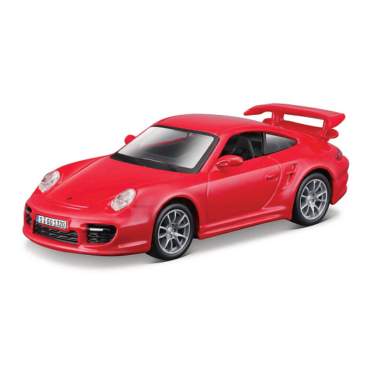 Bburago - Auta HOBBY, Porsche 911 GT2, červená, 1:32