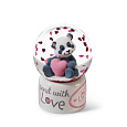 NICI Snežítko Panda Love 6,5 cm