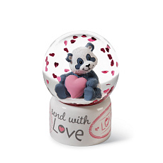 NICI Snežítko Panda Love 6,5 cm