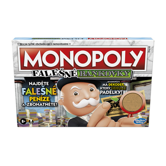 Hasbro MONOPOLY FALEŠNÉ BANKOVKY Hasbro MONOPOLY FALEŠNÉ BANKOVKY