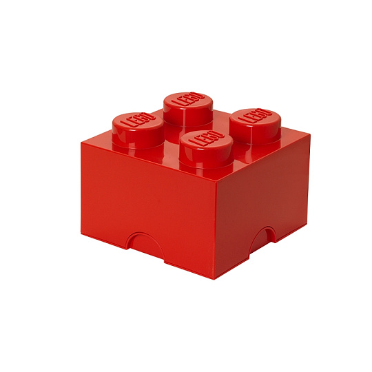 Smartlife LEGO úložný box 4 - červená
