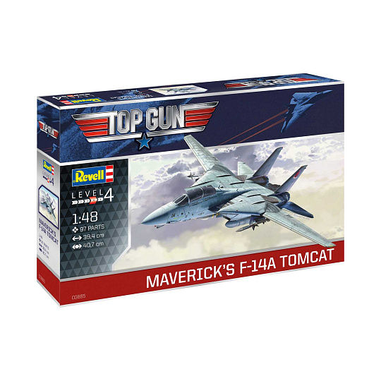 Revell Plastic ModelKit letadlo 03865 - Maverick's F-14A Tomcat ‘Top Gun’ (1:48)