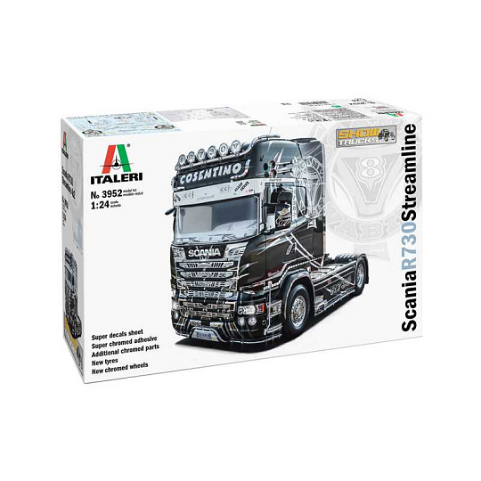 Italeri Model Kit truck 3952 - Scania R 730 Streamline 4x2 Show Trucks (1:24) Italeri Model Kit truck 3952 - Scania R 730 Streamline 4x2 Show Trucks (1:24)
