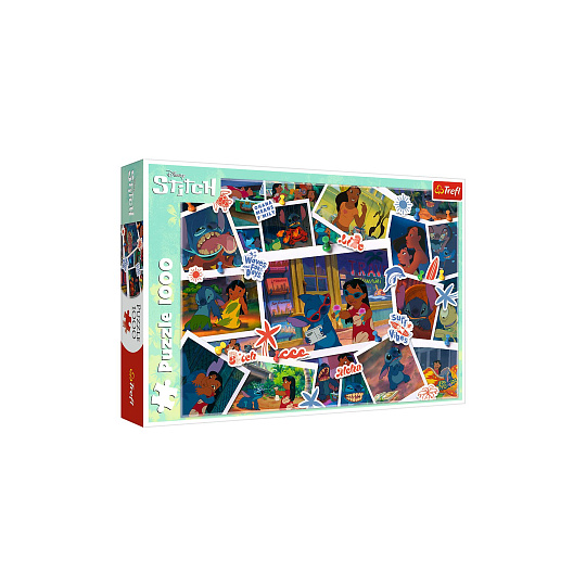 Puzzle Lilo&Stitch - Sladké vzpomínky 1000 dílků 68,3x48cm v krabici 40x27x6cm