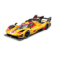 Bburago - RACING, Ferrari 499P - 24H Le Mans 2024 v dekorativním boxu, 1:18