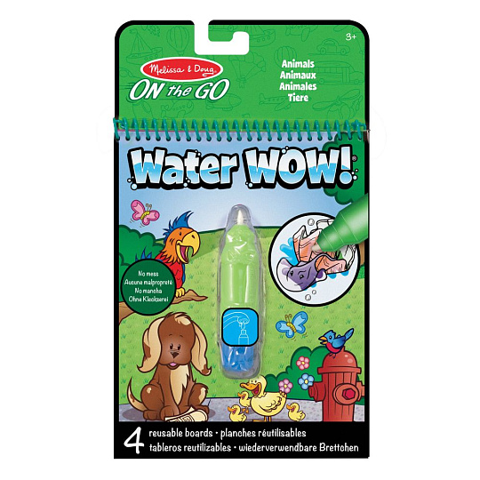 Spin Master MELISSA & DOUG WATER WOW KOUZLENÍ VODOU ZVÍŘÁTKA