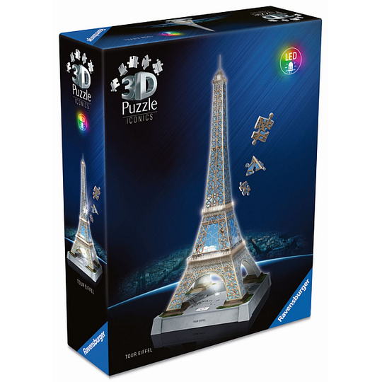 Ravensburger Iconics: Eiffelova věž, LED
